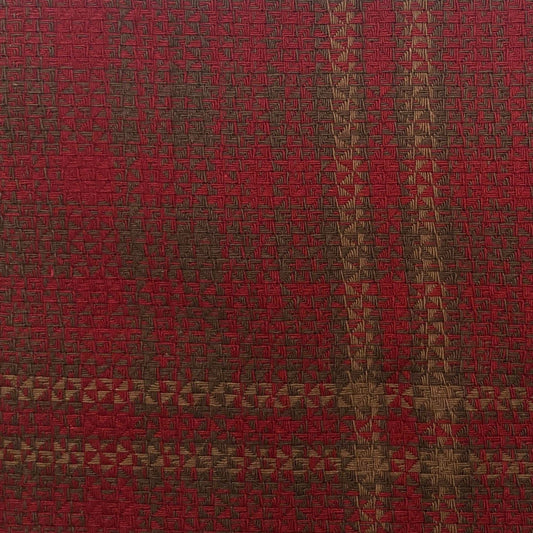 Cascade Lodge Red / Brown Plaid Swatch